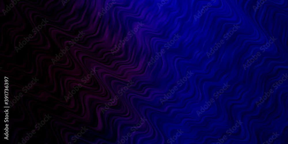 Dark Pink, Blue vector pattern with lines.