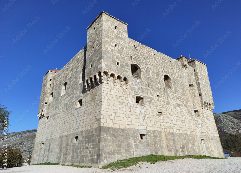 Nehaj fortress, famous historical landmark in Senj town, Croatia