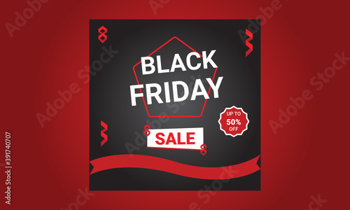 Black Friday Banner Design eCommerce Product with 70% Discount Offer