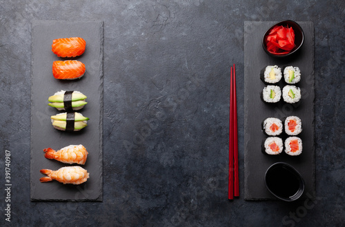 Japanese sushi set