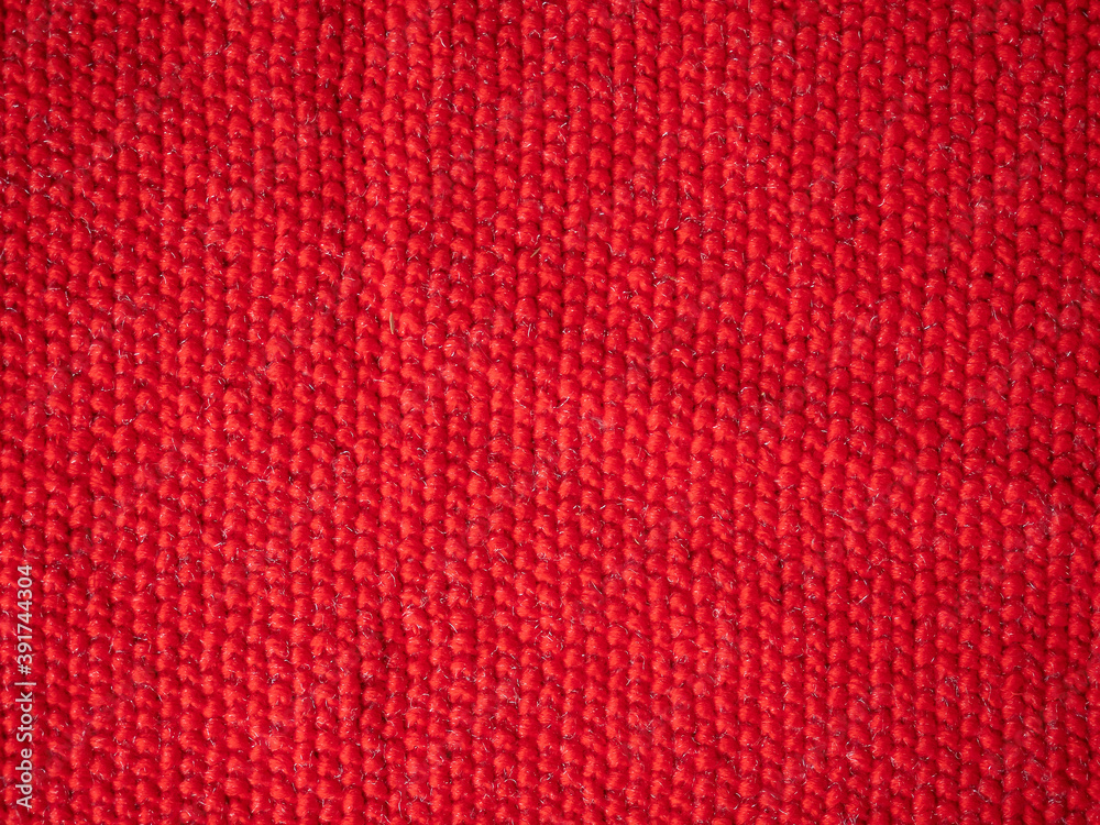 Bright red knitted texture for Christmas openings knitted Bright red knitted texture for Christmas openings knitted