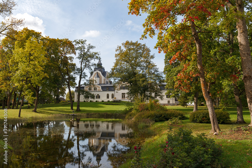 Neeruti manor and park (German name - Buxhowden). Estonia.