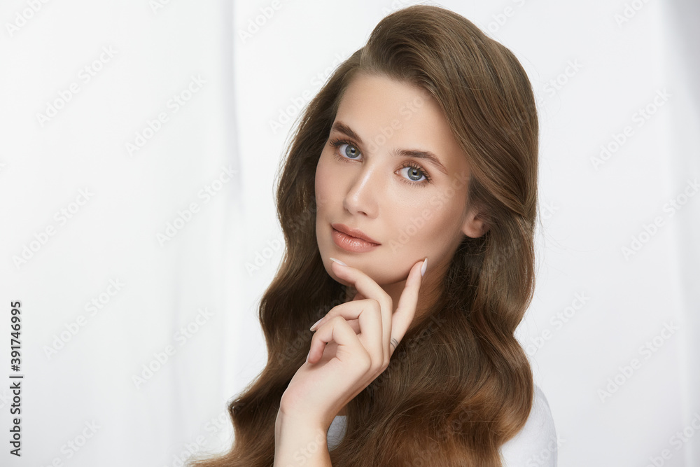 lovely sensual model with perfect hair lovely sensual model with perfect hair