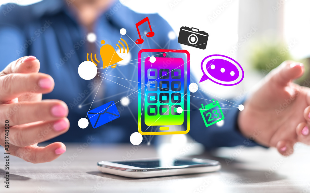 Concept of apps Concept of apps