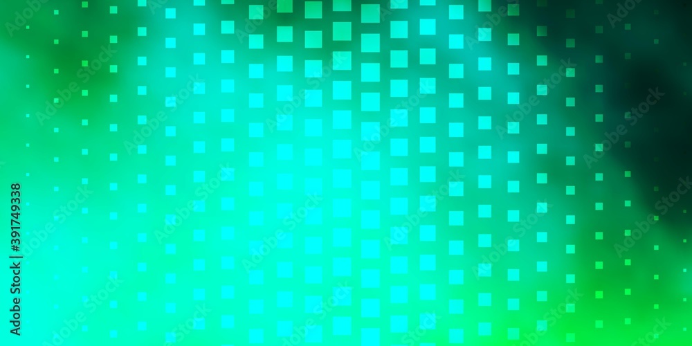 Light Green vector backdrop with rectangles.