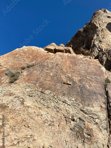 rock in the mountains