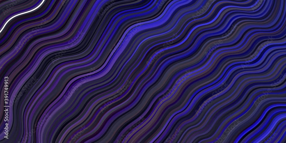 Dark Pink, Blue vector template with curves. Dark Pink, Blue vector template with curves.