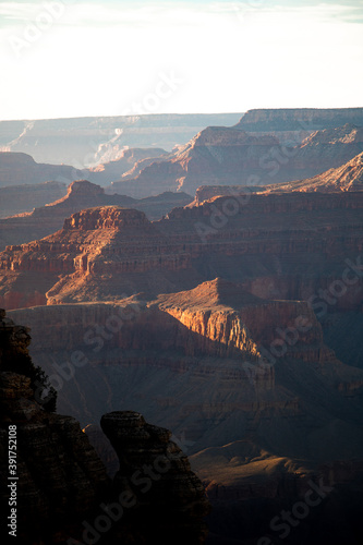 Sunset on the grand canyon