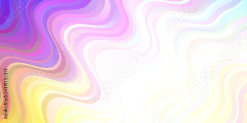Light Multicolor vector layout with circular arc.