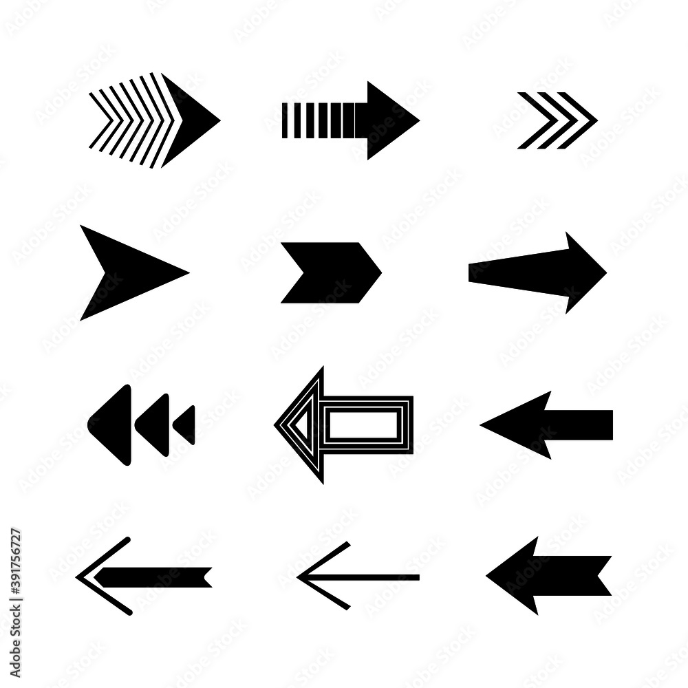Info Graphic Arrows big black set icons. Arrow icon. Arrow vector collection. Arrow. Cursor. Modern simple arrows. Vector illustration. Info Graphic Arrows big black set icons. Arrow icon. Arrow vector collection. Arrow. Cursor. Modern simple arrows. Vector illustration.