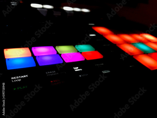 colorful drummachine  photo