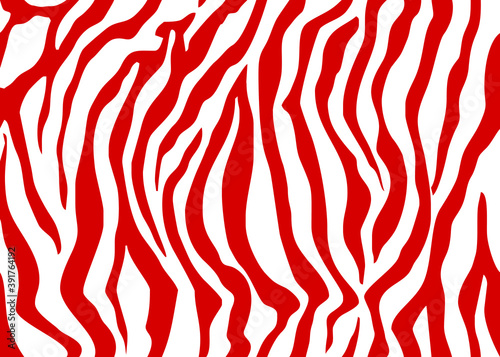 texture of tiger red on white background for textile clothing linen paper