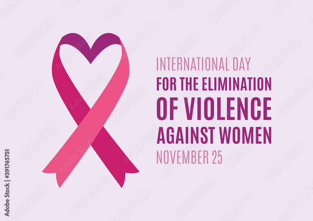 International Day for the Elimination of Violence against Women vector