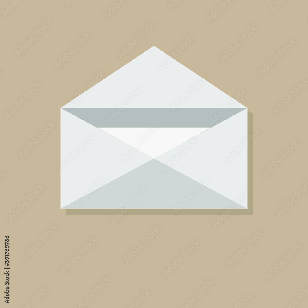 Letter icon in style flat Letter icon in style flat