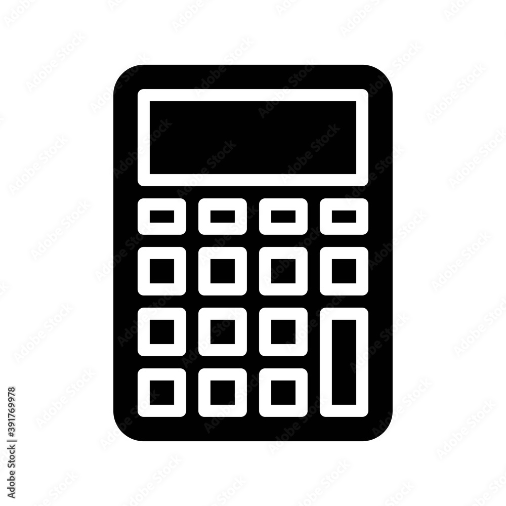 high school related calculator with buttons and screen vectors in solid design, high school related calculator with buttons and screen vectors in solid design,