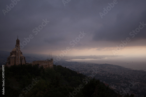 View from Notre Dame du Liban