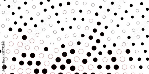 Dark Red vector pattern with spheres.