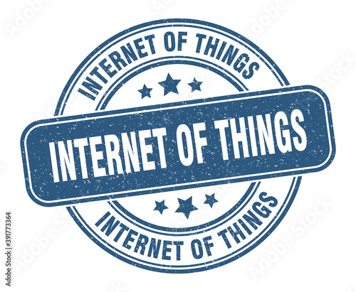 Free Download internet of things stamp. internet of things label. round grunge sign - GFXLoad