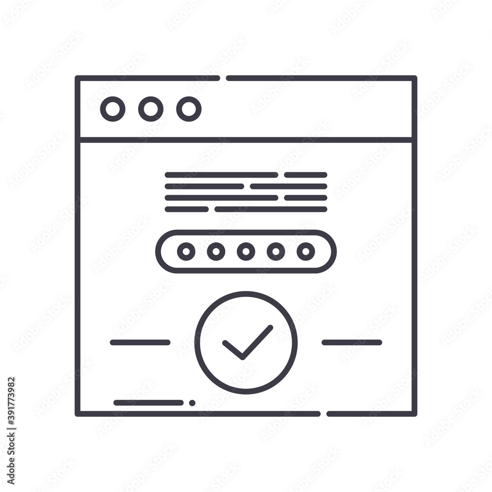 Application icon, linear isolated illustration, thin line vector, web design sign, outline concept symbol with editable stroke on white background. Application icon, linear isolated illustration, thin line vector, web design sign, outline concept symbol with editable stroke on white background.