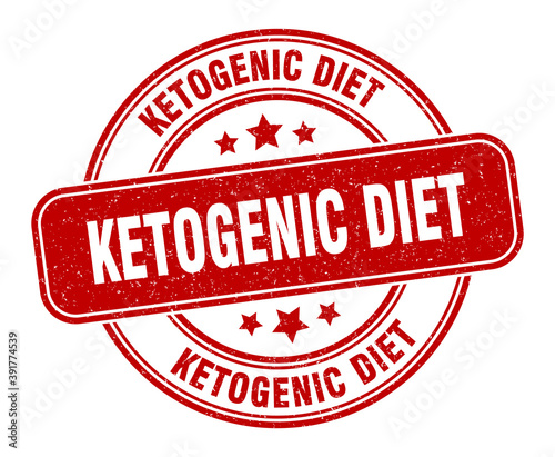 ketogenic diet stamp. ketogenic diet label. round grunge sign