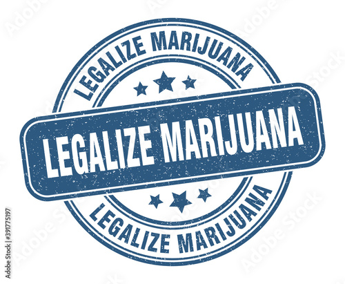 legalize marijuana stamp. legalize marijuana label. round grunge sign