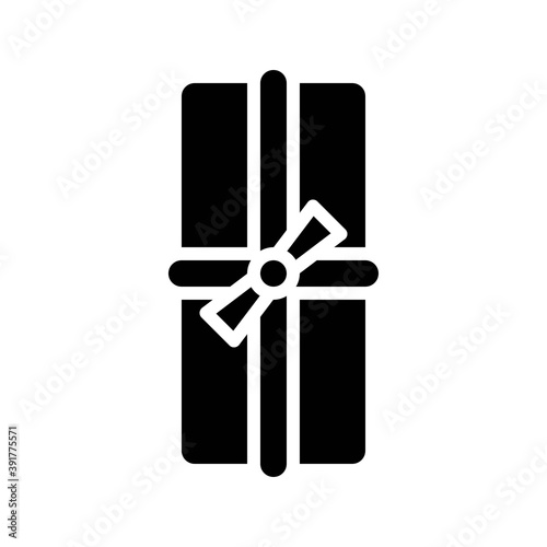 Obraz na płótnie dia de los or muertos related muertos tamale with ribbon vector in solid design, w salonie