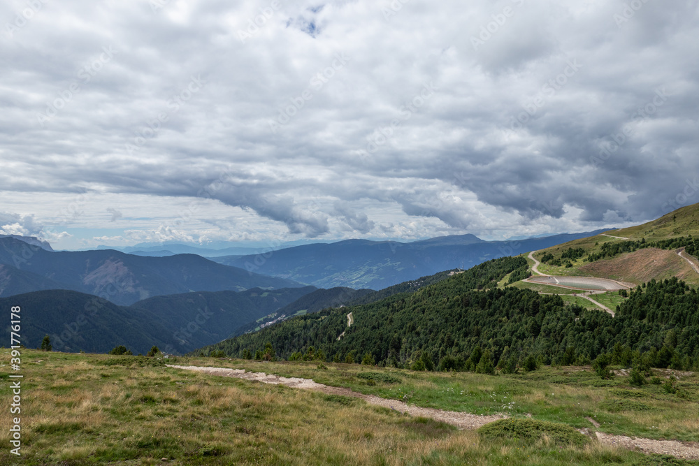 Landscape panorama of Seiser Alm in South Tyrol, Italy Landscape panorama of Seiser Alm in South Tyrol, Italy