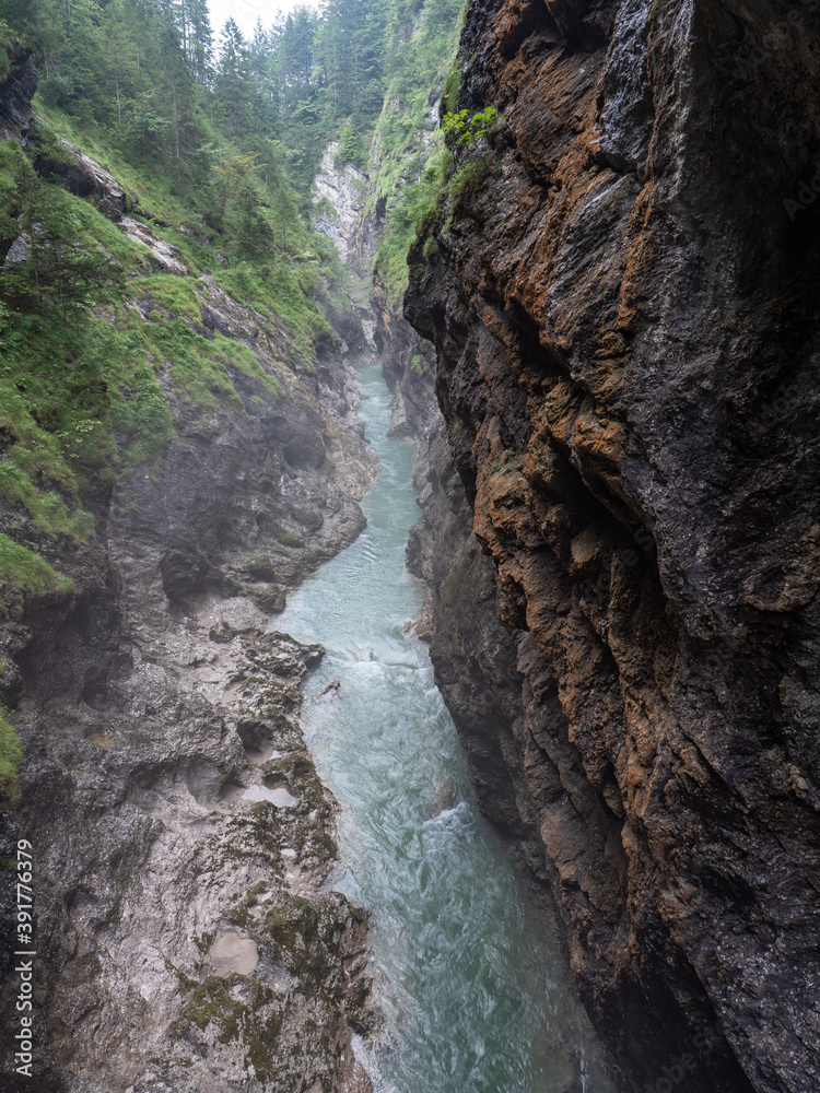 Canyon Tiefenbachklamm in Tyrol, Austria