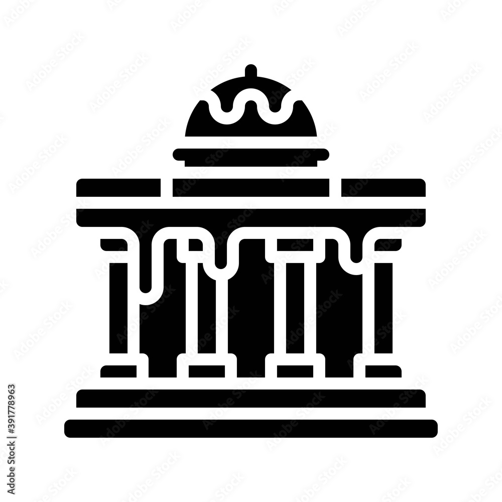 snow town in winter related bank building with ice and thumbs vectors in solid design,