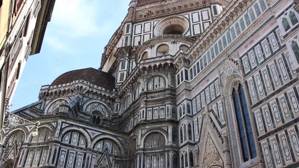 The famous cathedral in Florence, Italy The famous cathedral in Florence, Italy