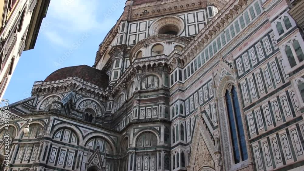 The famous cathedral in Florence, Italy The famous cathedral in Florence, Italy