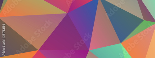 Abstract Color Polygon Background Design  Abstract Geometric Origami Style With Gradient. Presentation Website  Backdrop  Cover Banner Pattern Template