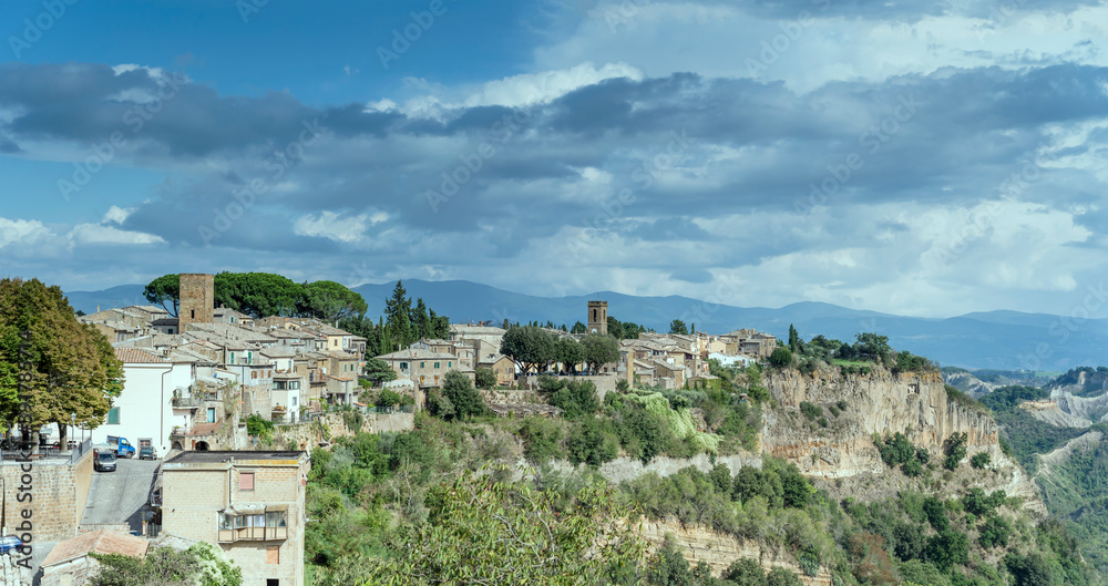Lubriano hilltop village, Viterbo, Italy