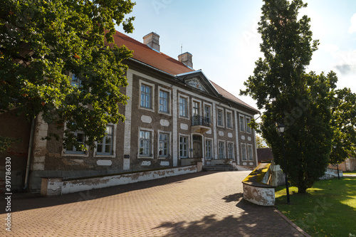 Maidla manor. Estonia. Sunny summer day.