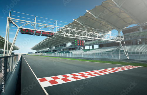 F1 race track