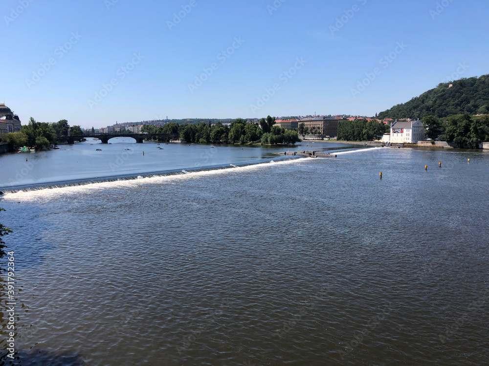 Vltava river, the longest within the Czech Republic