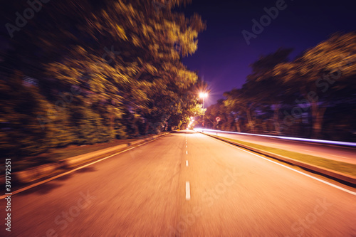 Abstract Motion Road