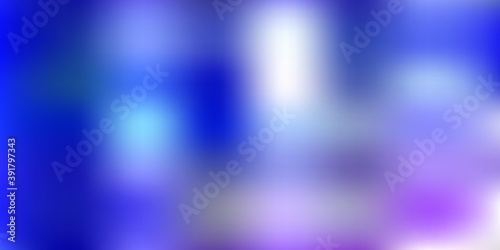 Light pink, blue vector abstract blur drawing.