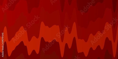 Light Orange vector texture with circular arc.