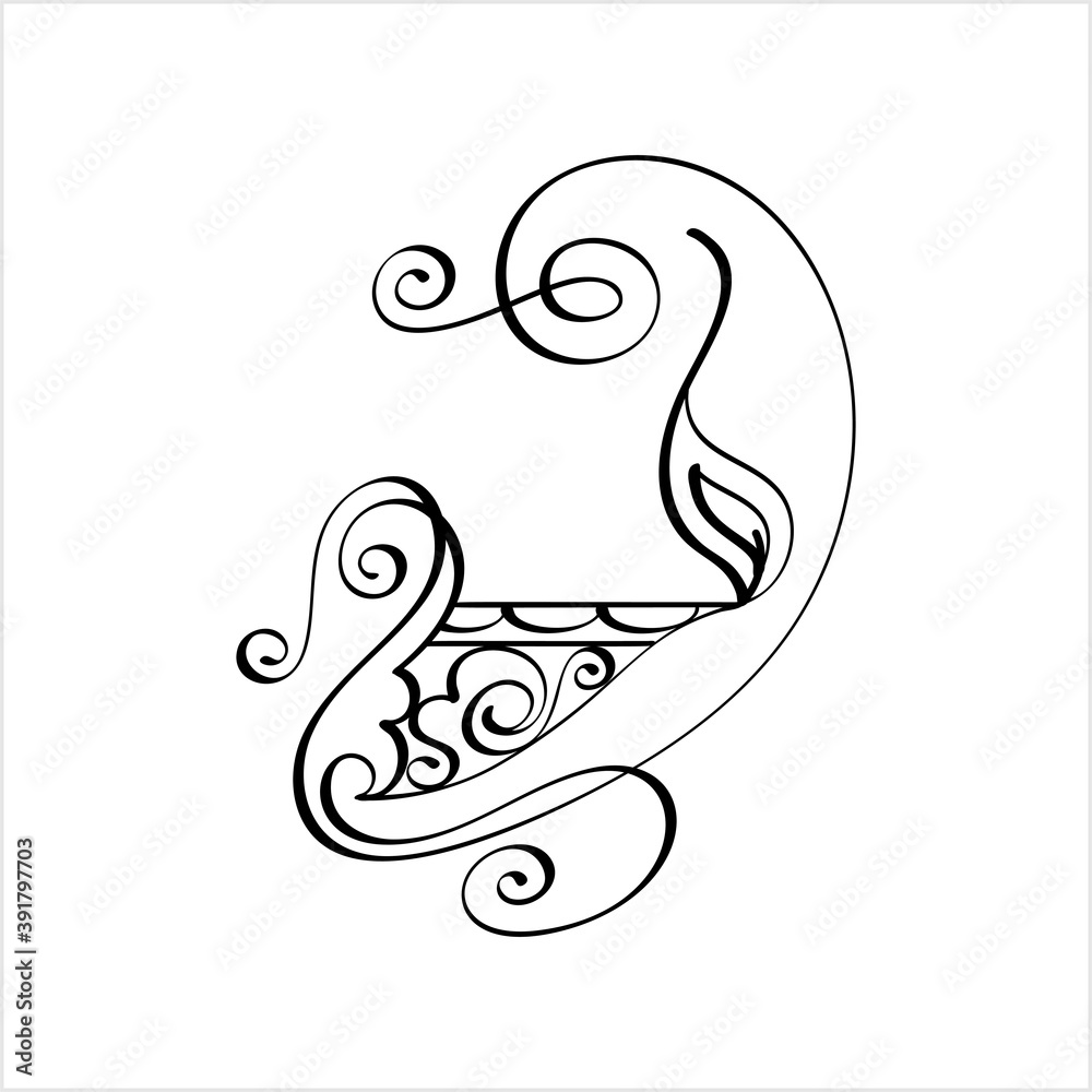 Obraz premium Diwali Diya Pen Ink Style M_2009001
