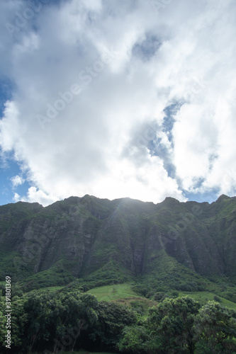The volcanic ridges of Kualoa Ranch on the island of O'ahu are famous for the many blockbuster movies that have been filmed on the premises over the years. 