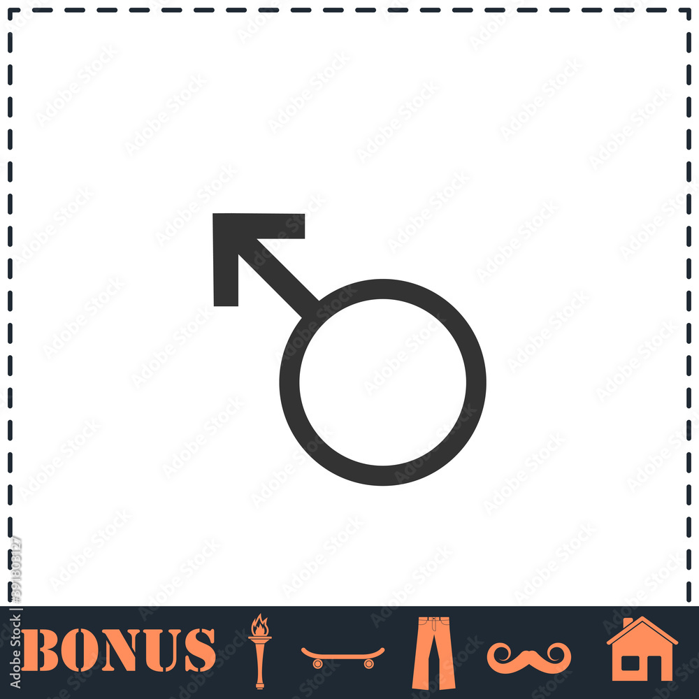 Male icon flat Male icon flat