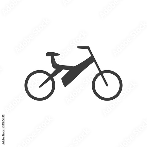 bicycle transport in white background