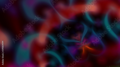 Abstract bright neon pink background with shapes.