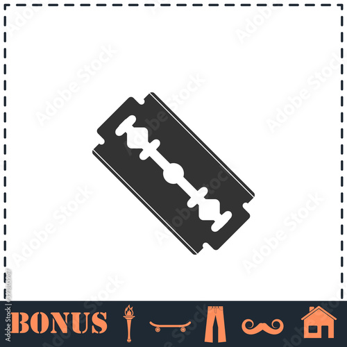 Razor icon flat