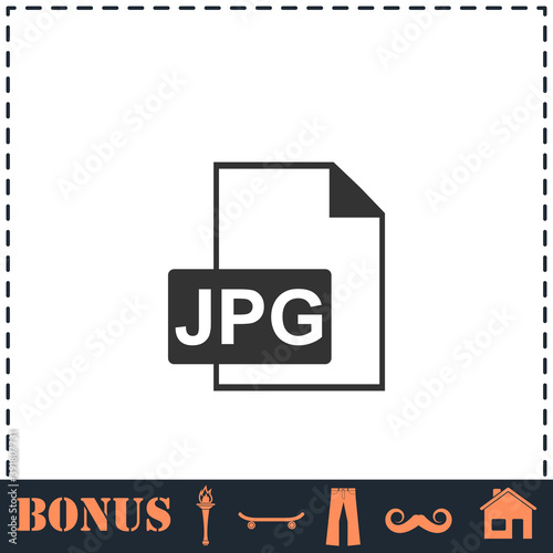 JPEG icon flat
