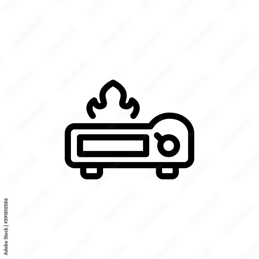 stove icon, vector, design trendy stove icon, vector, design trendy