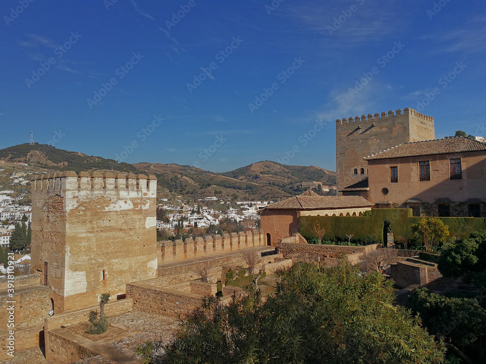 View of Castles in Alhambra