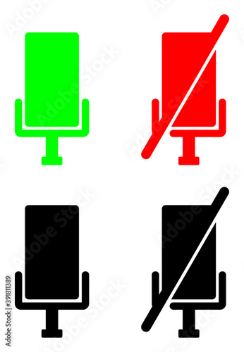 A set of icons of microphone.