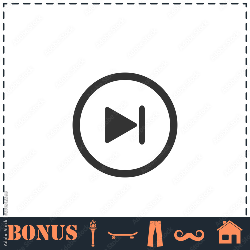 Next track icon flat Next track icon flat